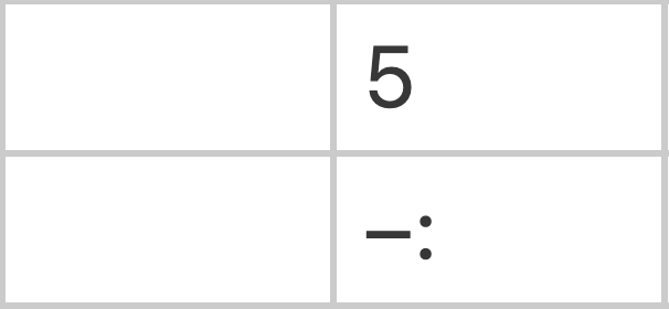 Colon notation with shared cell