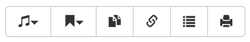 Toolbar buttons
