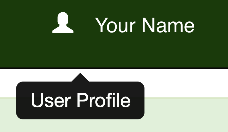 User profile button